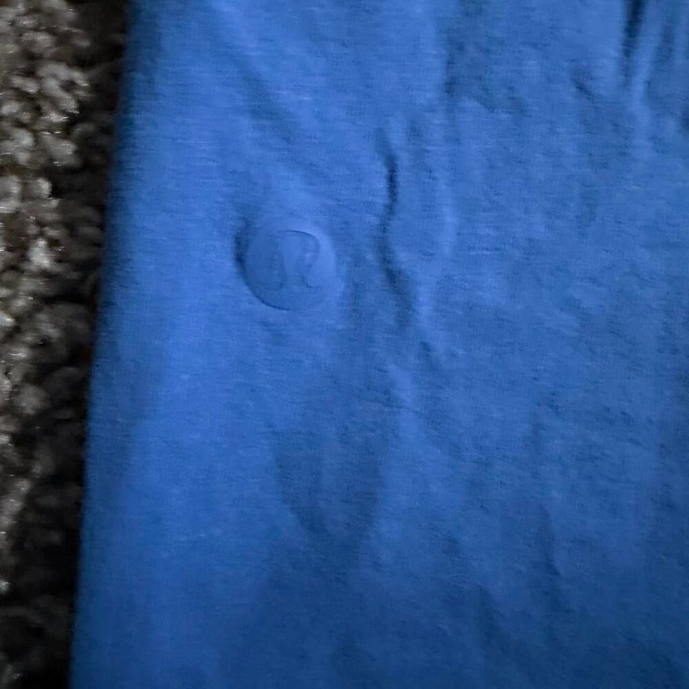 Lululemon Men Small Blue Athletic T-Shirt Workout Gym Short Sleeve Tee (19x26.5) - Picture 5 of 5